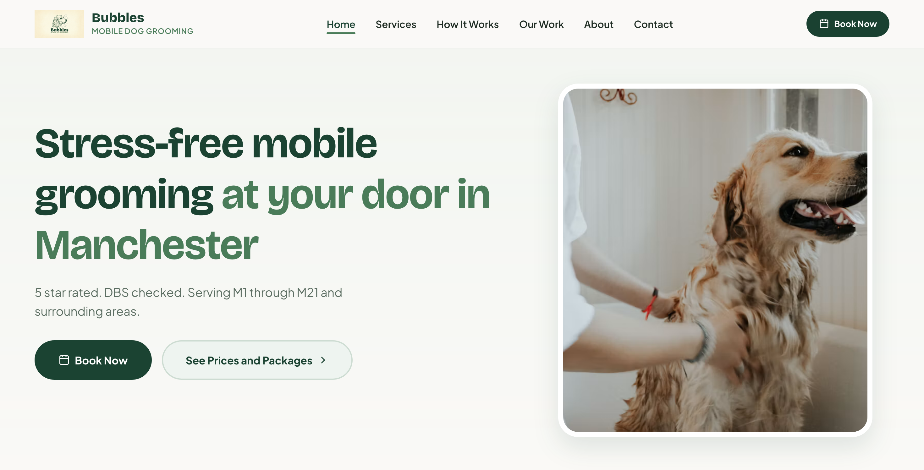 Bubbles Mobile Grooming — Modern Clean